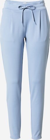 ICHI Kalhoty se sklady v pase 'Kate' – modrá: přední strana