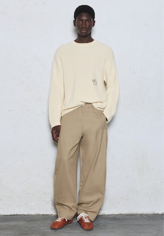 Pull-over Pull&Bear en blanc