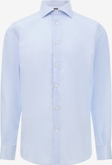 Marškiniai iš Boggi Milano, spalva – šviesiai mėlyna / balta, Prekių apžvalga