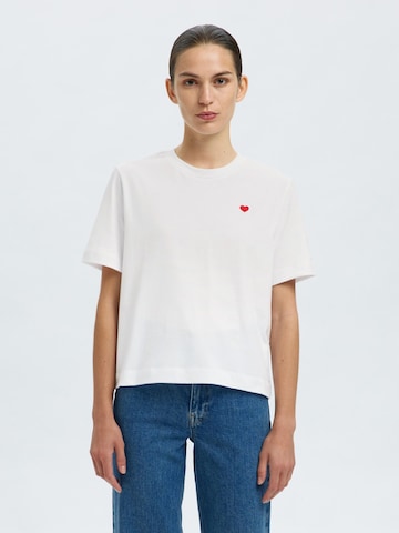 SELECTED FEMME Shirt in Wit: voorkant