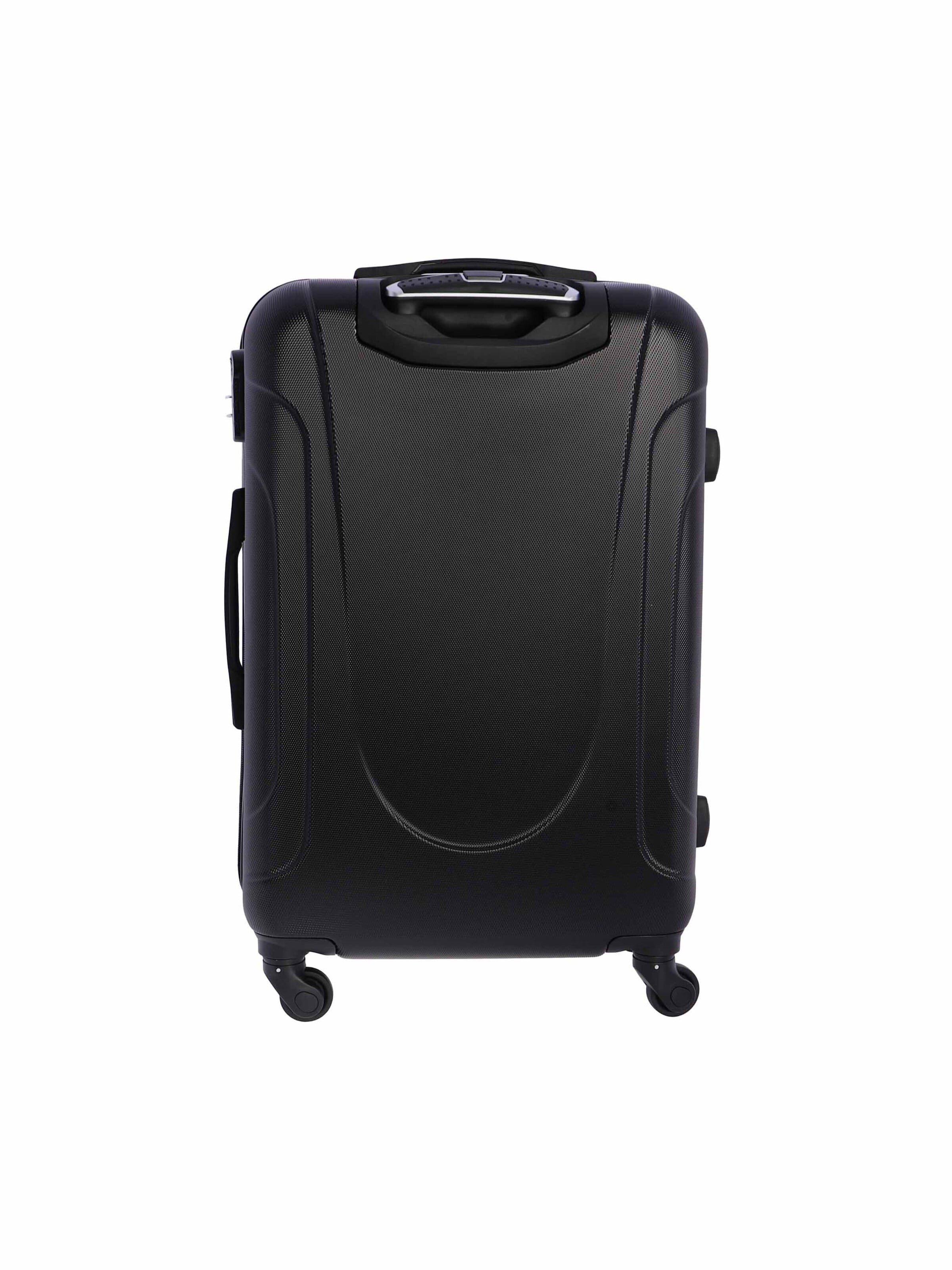 Coronel Tapioca - Carrito 'Coronel Tapioca Maleta Mediana 23 kg | Maleta de Viaje Rígida con 4 Ruedas Dobles 360º, Candado numérico y Asa Telescópica | Equipaje Resistente al Agua para Viajes en Avión' en negro