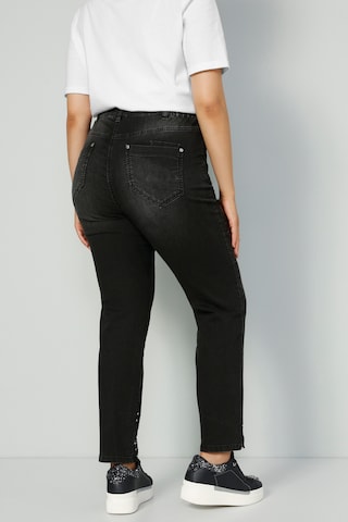 MIAMODA Slimfit Jeans in Schwarz