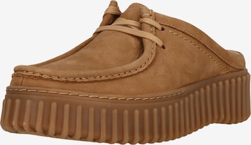 CLARKS Clogs 'Torhill' in Brown: front