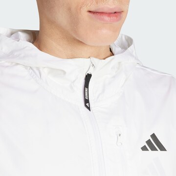 ADIDAS PERFORMANCE Outdoor jacket 'Own The Run' in White