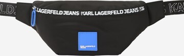 KARL LAGERFELD JEANS - Riñonera en negro: frente