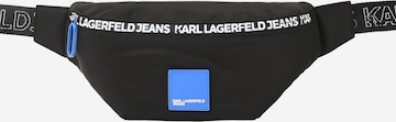 KARL LAGERFELD JEANS Поясная сумка в Черный: спереди