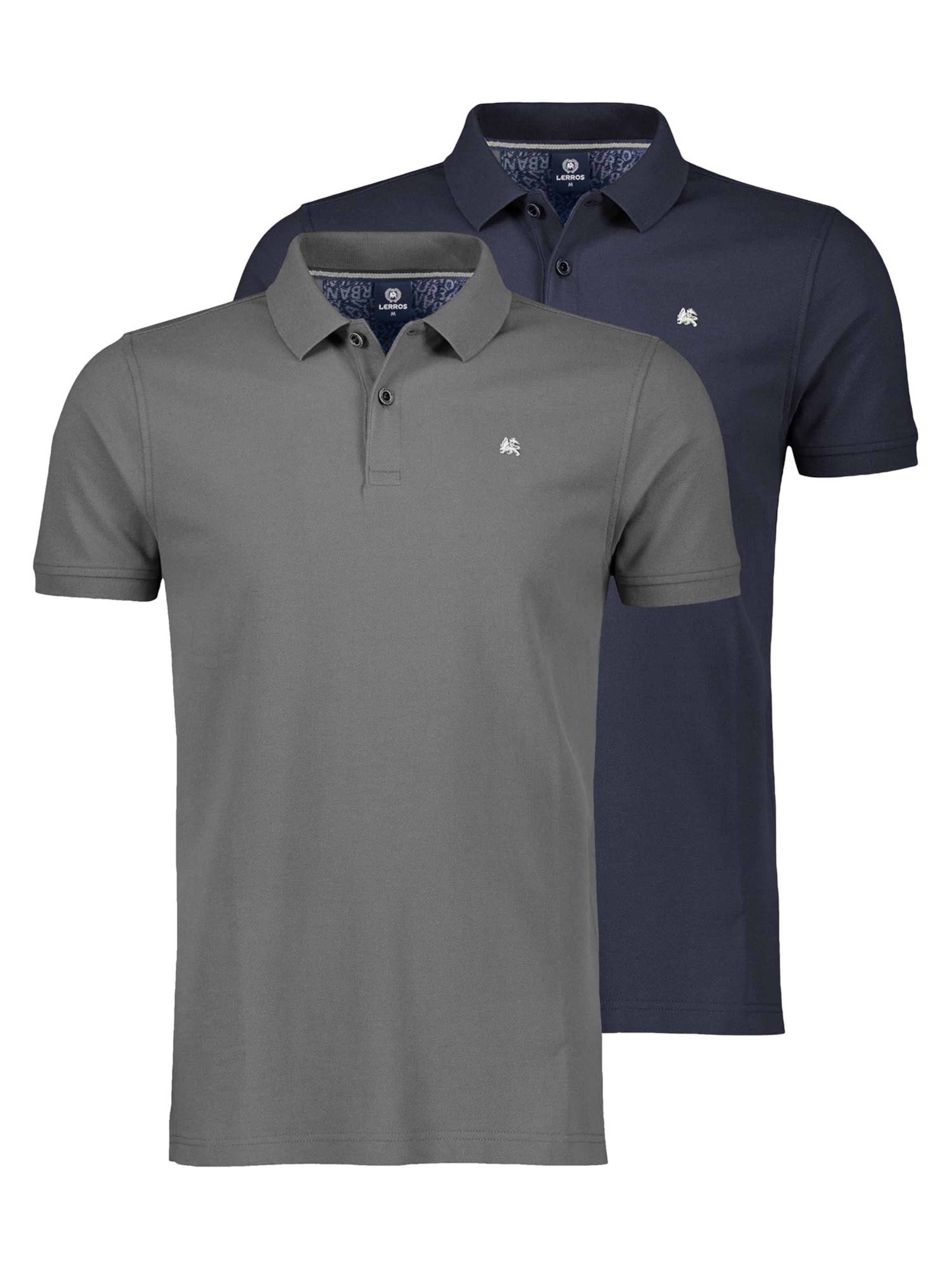 LERROS Shirt 'Basic' in Mottled grey, Item view