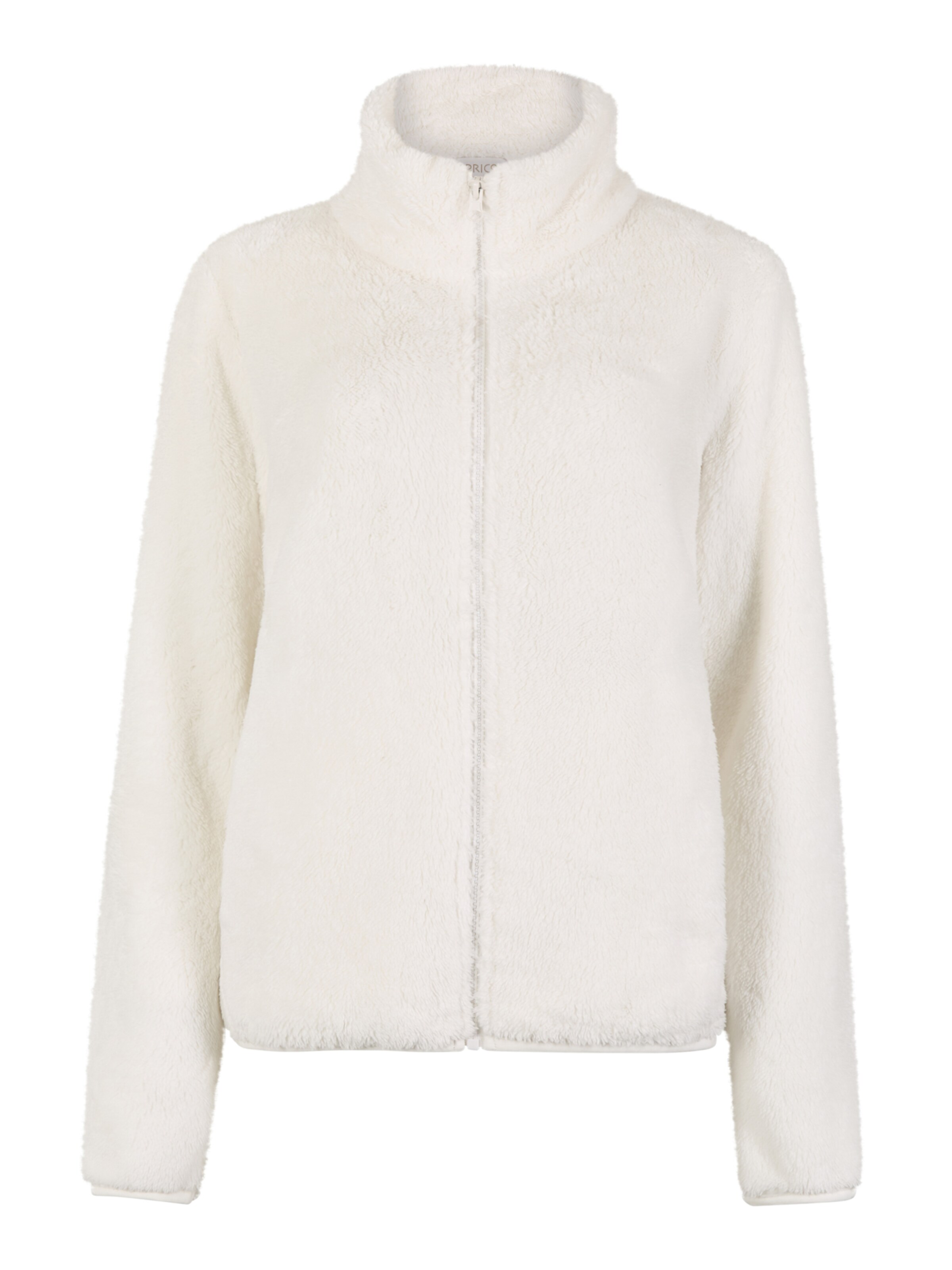 Apricot Between-Season Jacket in White: front