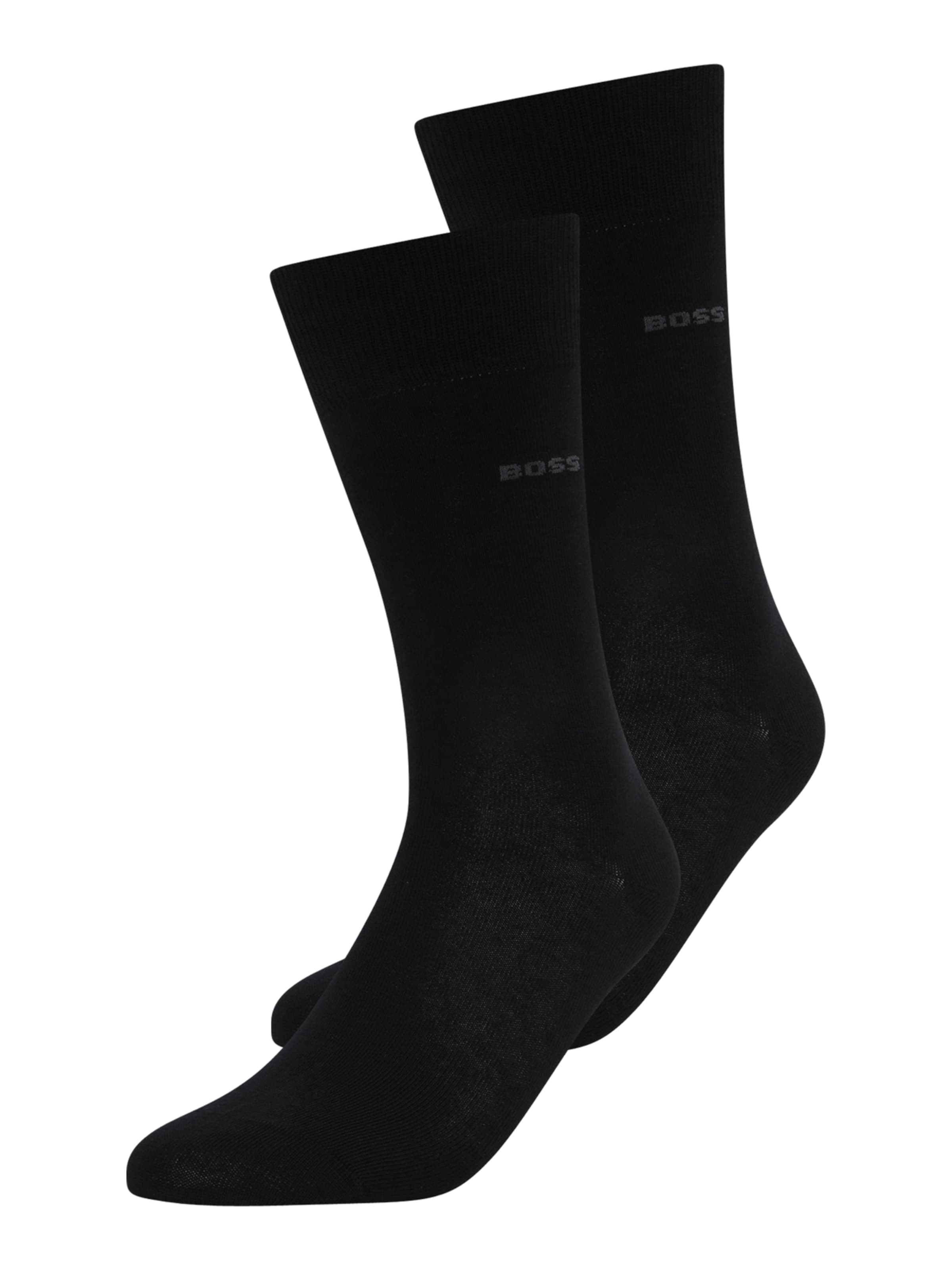 Chaussettes BOSS en noir : devant