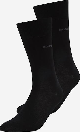 BOSS Orange Chaussettes en gris / noir, Vue avec produit