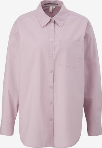 QS Blouse in Roze: voorkant