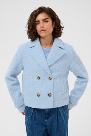 Kaffe Between-seasons coat 'KAAnne' in Blue: front