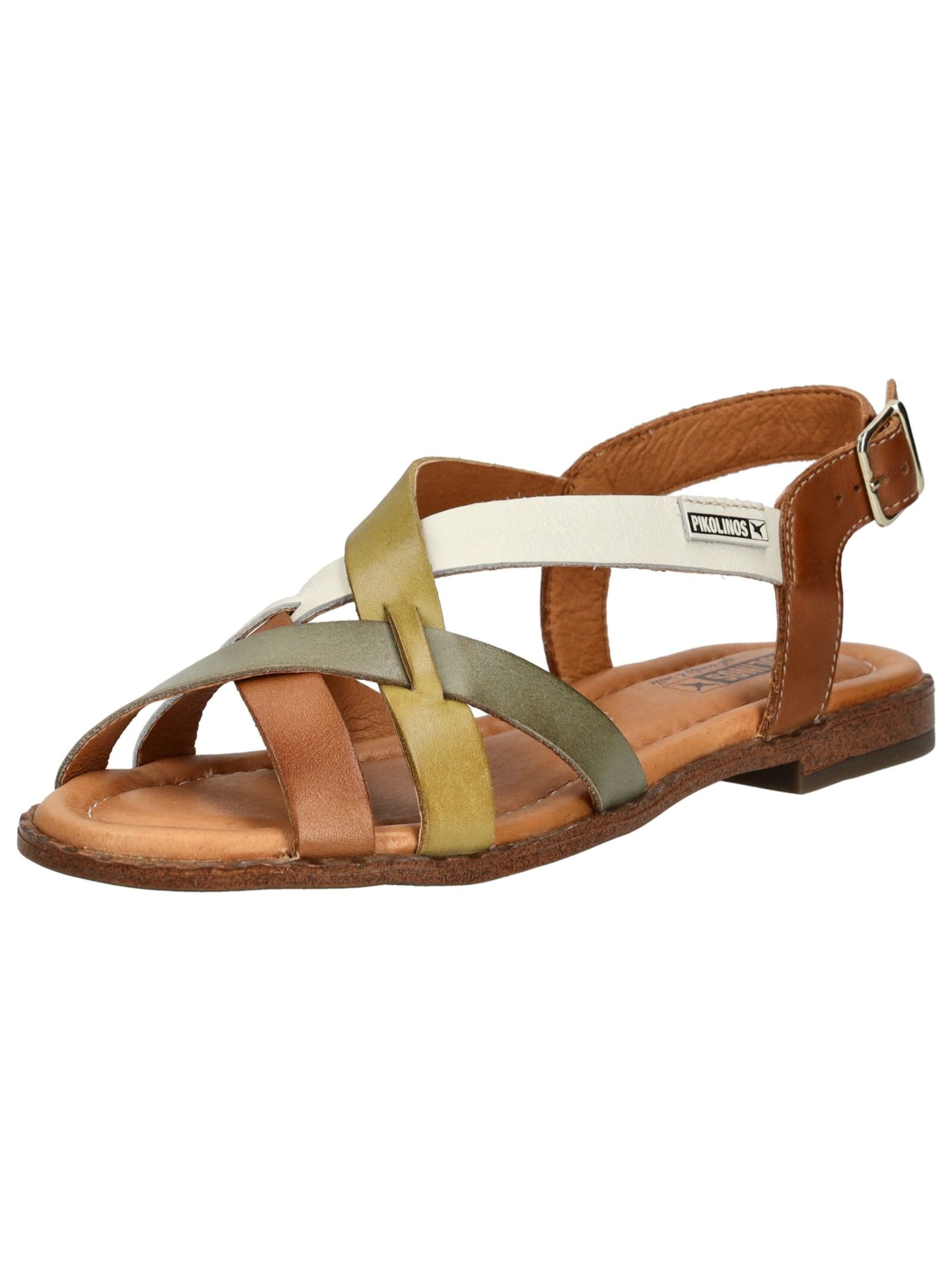 PIKOLINOS Strap sandal in Brown: front