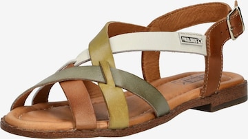 PIKOLINOS Strap sandal in Brown: front