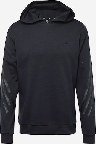 ADIDAS SPORTSWEAR Athletic Sweatshirt 'Future Icons 3-Stripes' in Black: front