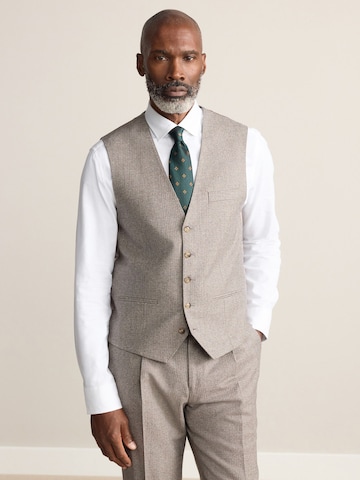 Gilet de costume Next en beige : devant