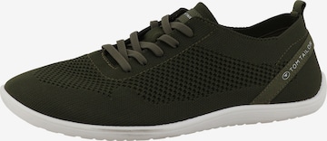 TOM TAILOR - Zapatillas deportivas bajas en verde: frente