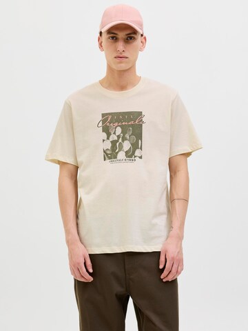 JACK & JONES Shirt in Wit: voorkant