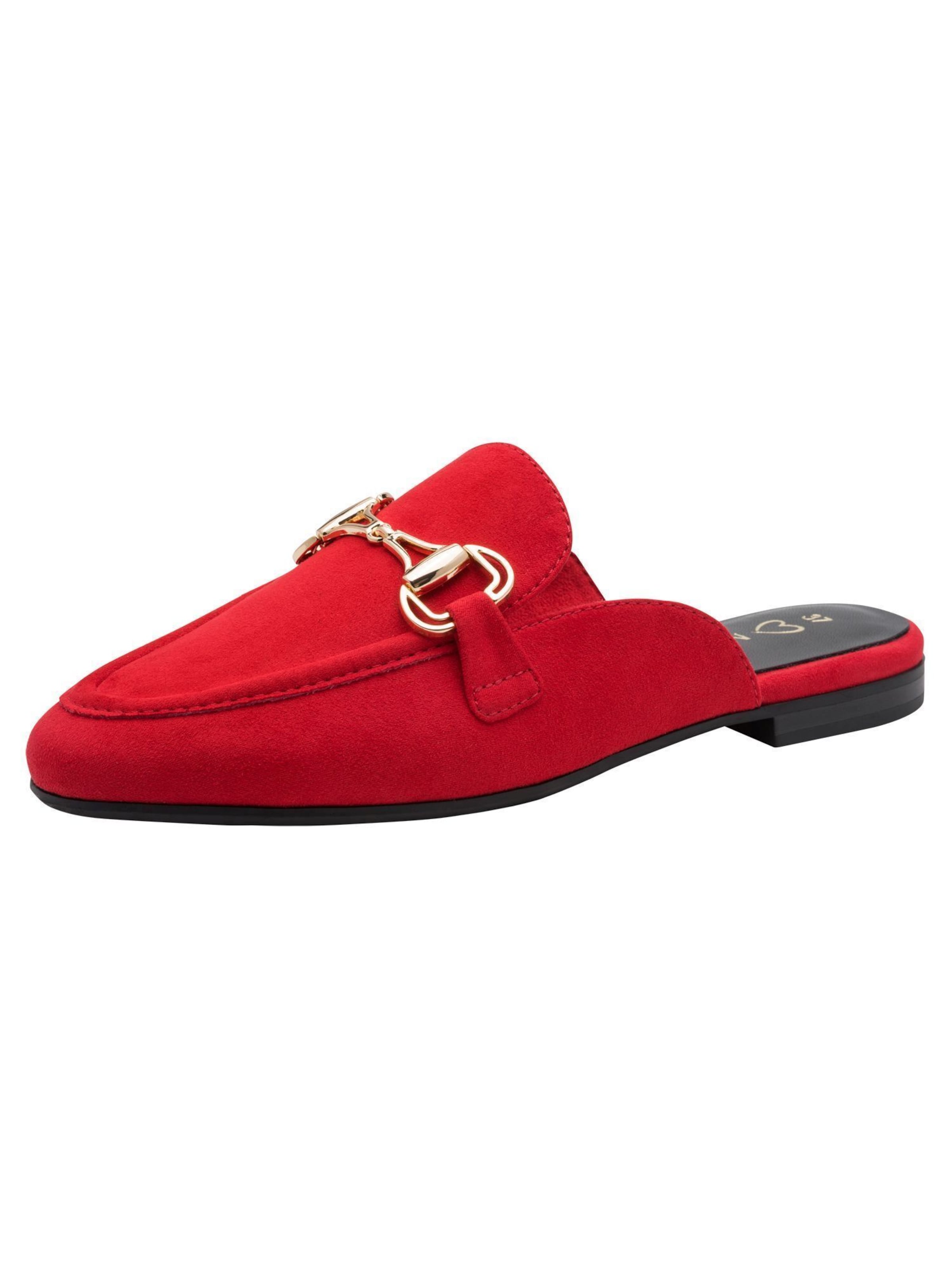 Mule MARCO TOZZI en rouge : devant