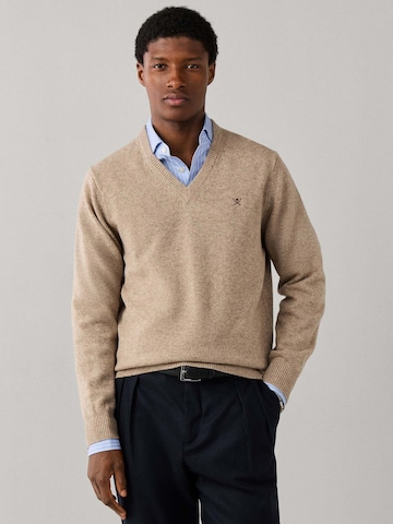 Pullover di Hackett London in bianco: frontale