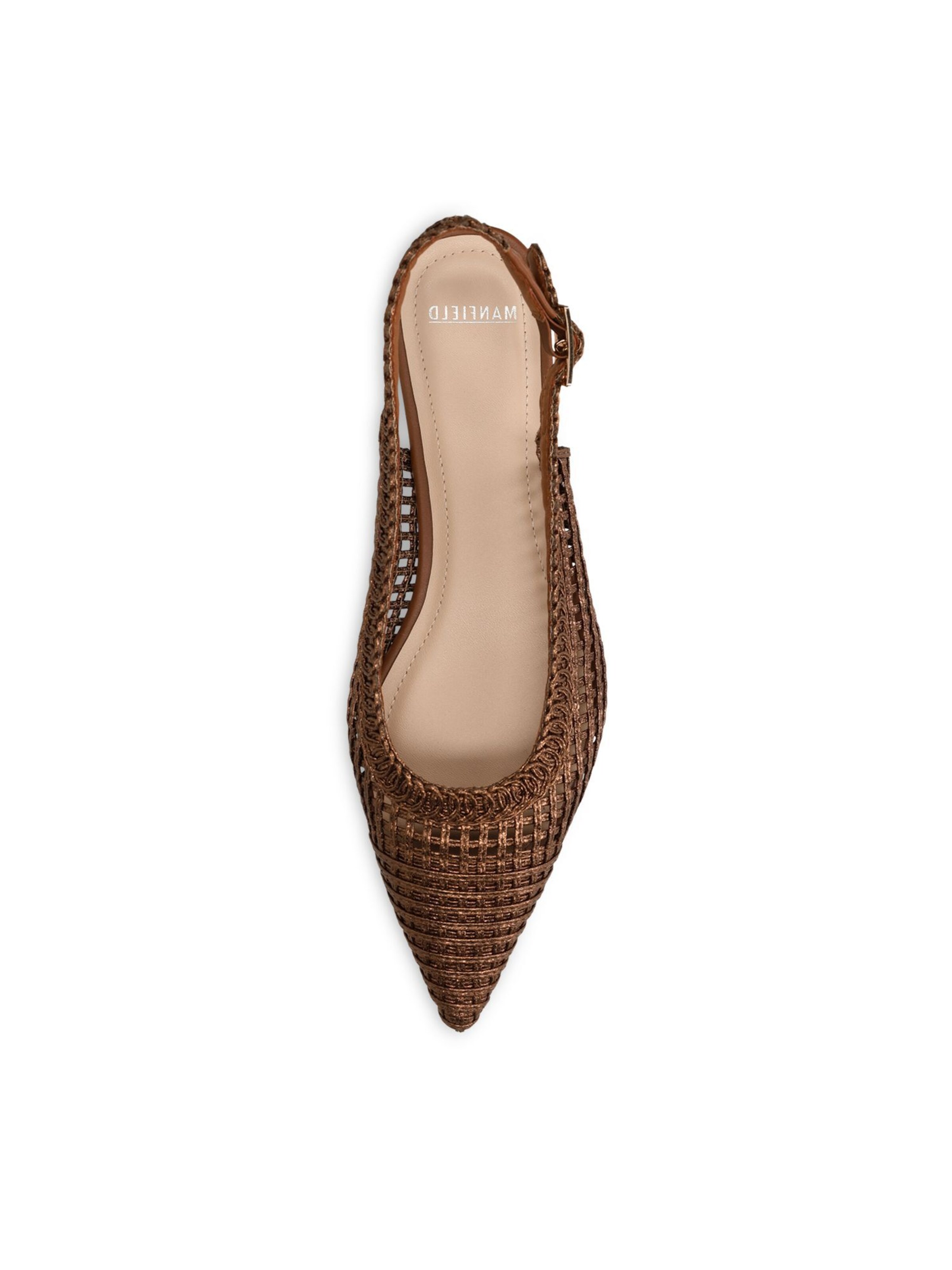 Escarpins à bride arrière MANFIELD en marron