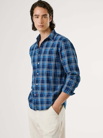 Pepe Jeans Regular fit Overhemd ' CORWIN ' in Blauw