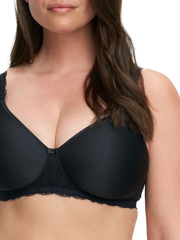 SUSA T-shirt Bra 'Porto' in Black