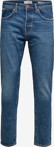 Coupe slim Jean SELECTED HOMME en bleu : devant