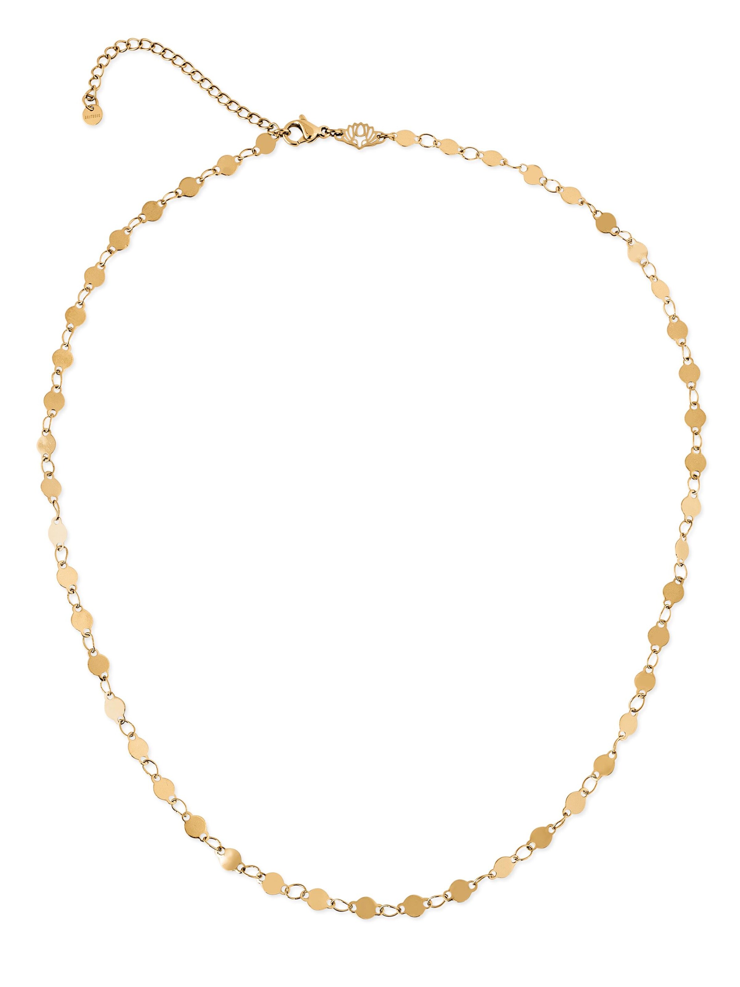 Akitsune Necklace 'Grace' in Gold: front
