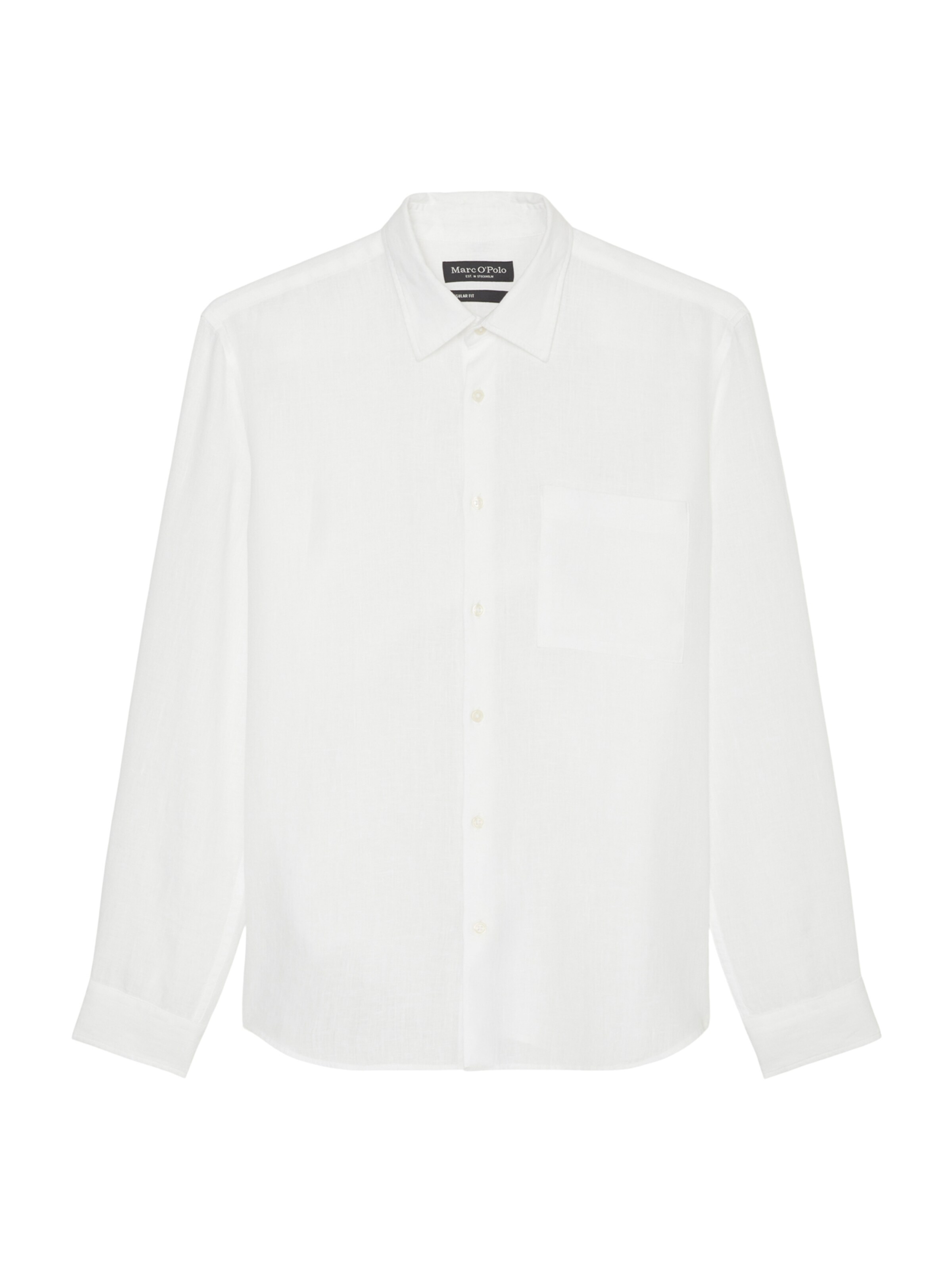 balts Marc O'Polo Standarta piegriezums Krekls: no priekšpuses