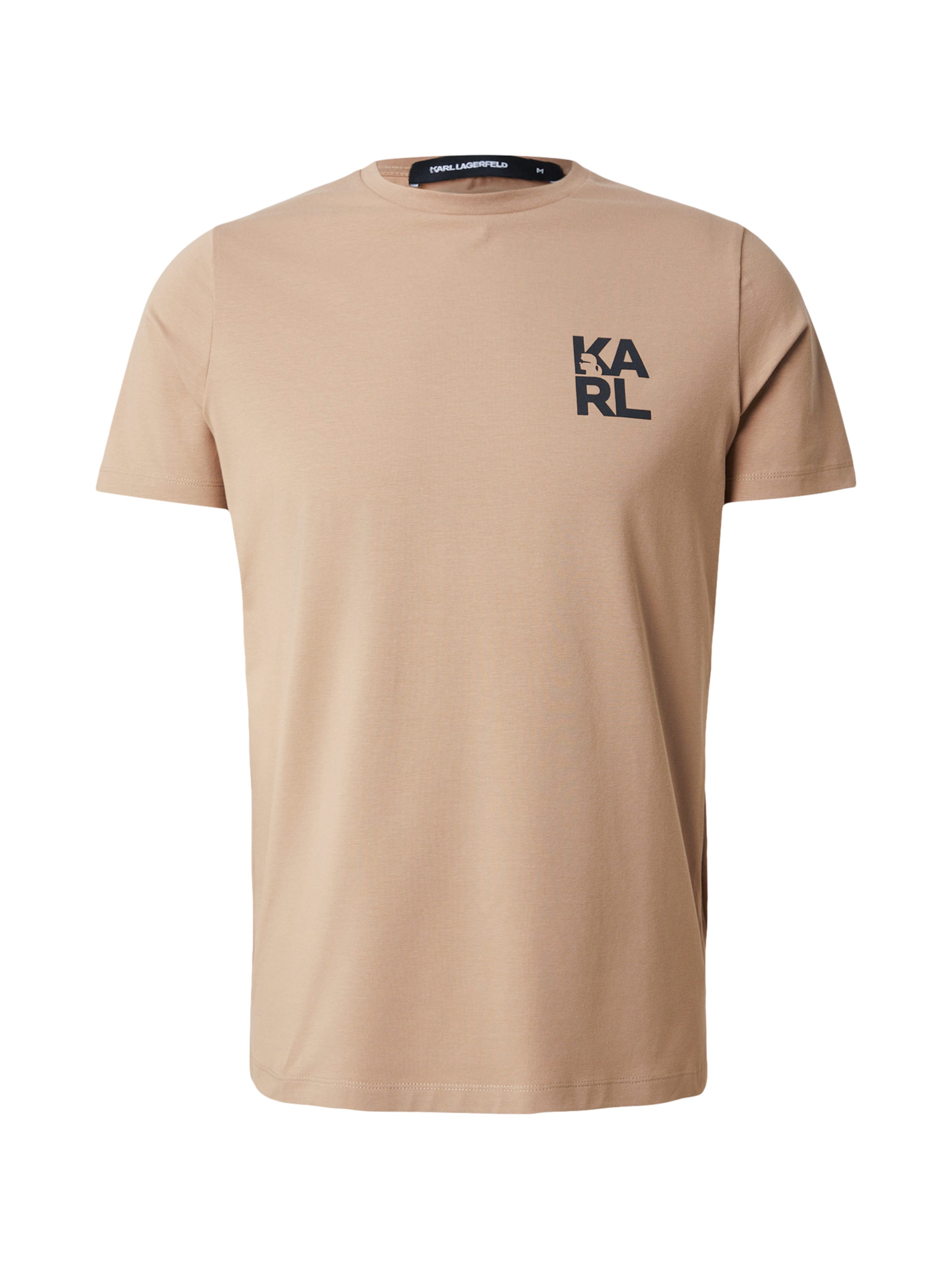 T-Shirt Karl Lagerfeld en beige : devant