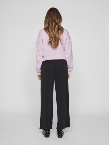 VILA Wide Leg Bukser i sort