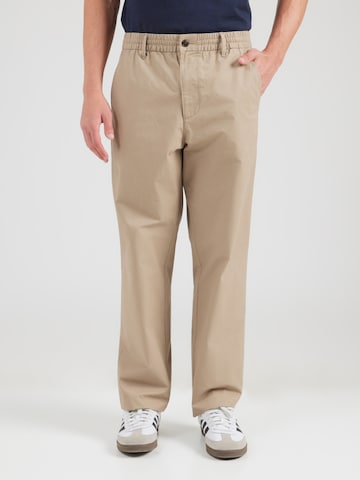Loosefit Pantalon GAP en marron : devant