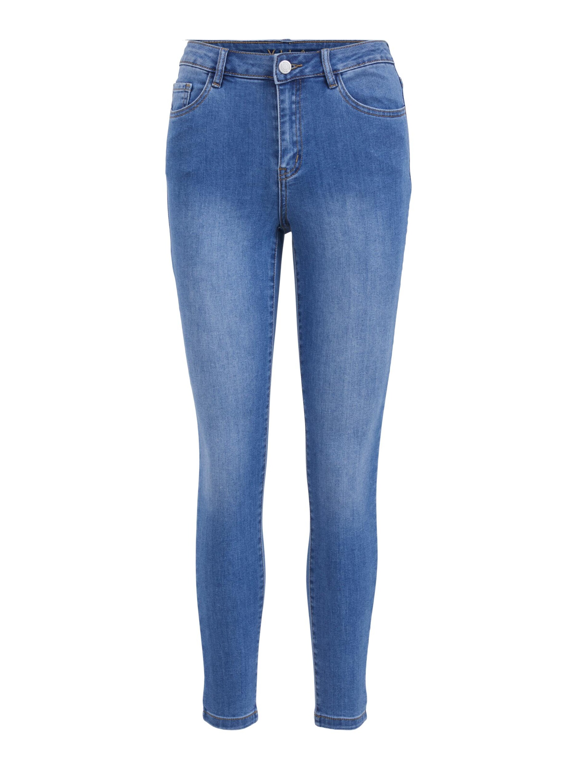 VILA Skinny Jeans in Blue: front