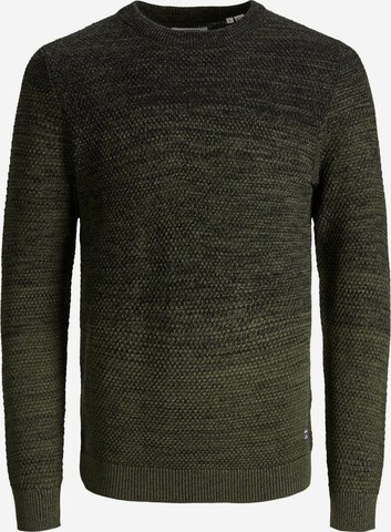 JACK & JONES Sweater 'Thomas' in Green: front