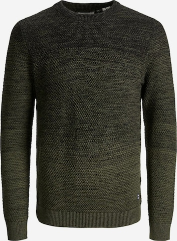 JACK & JONES Sweter 'Thomas' w kolorze zielony: przód