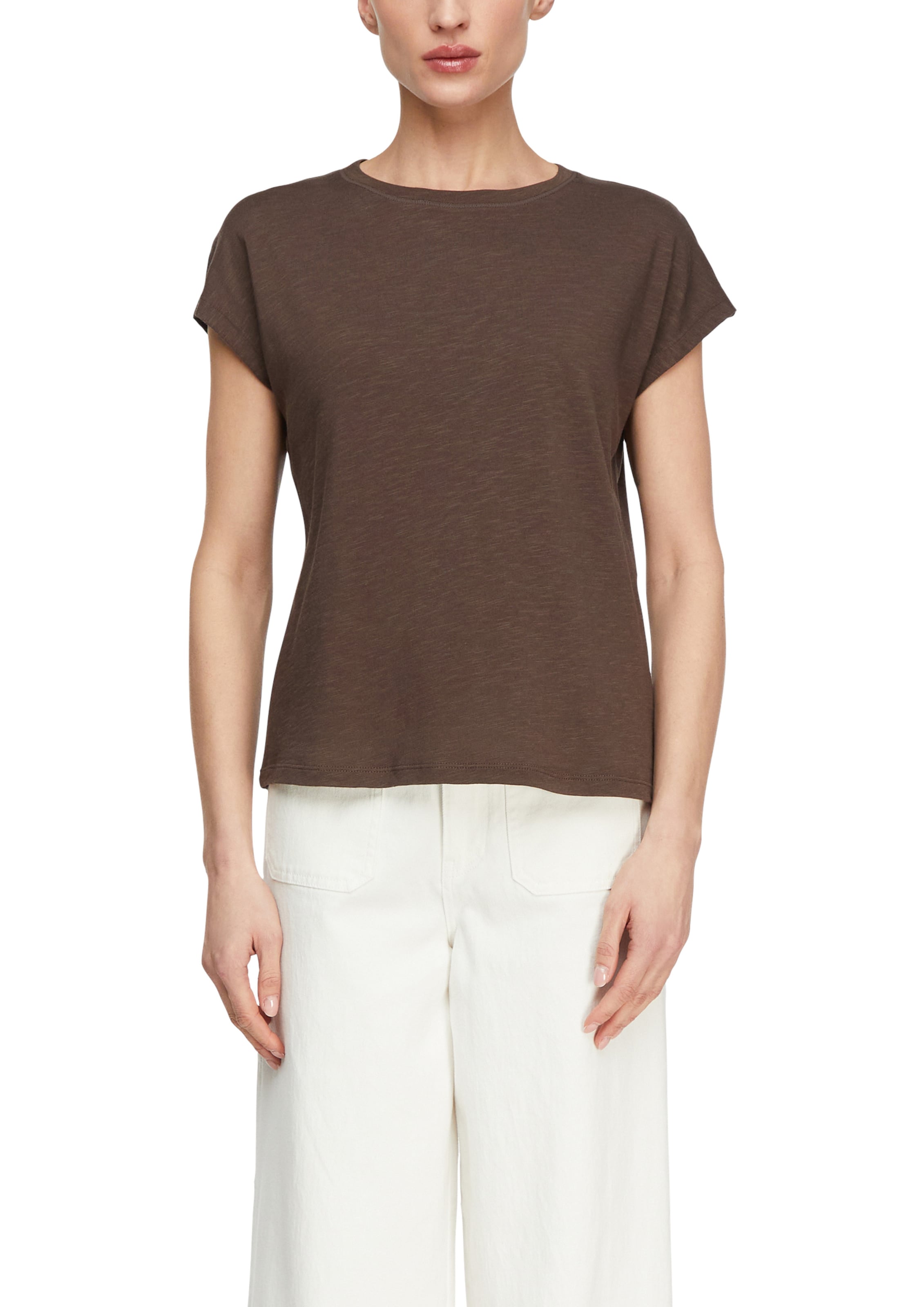 T-shirt COMMA en marron