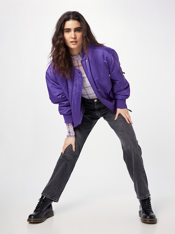 SECOND FEMALE Prehodna jakna | vijolična barva