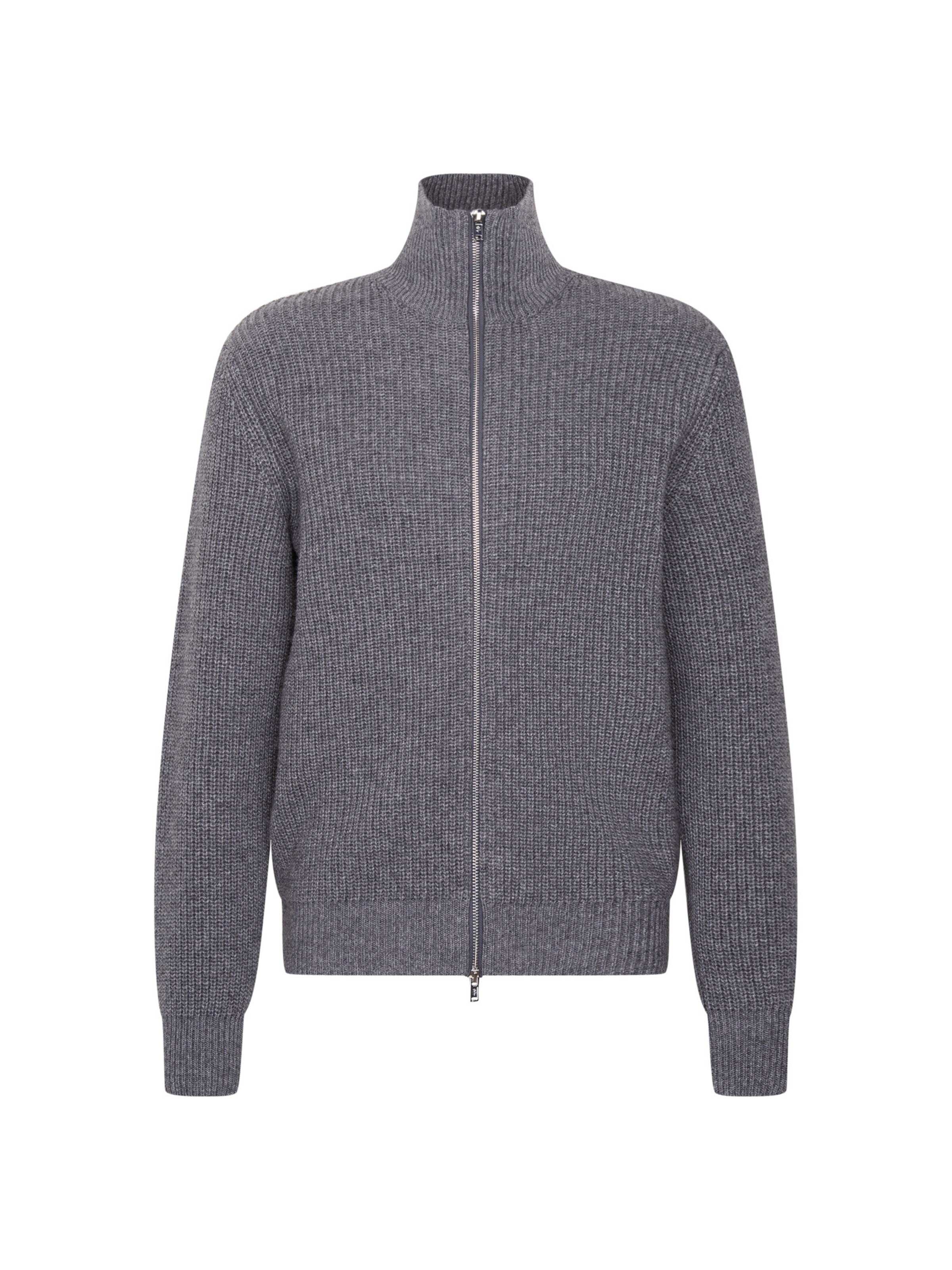 SEIDENSTICKER Strickjacke in Grau: Vorderseite