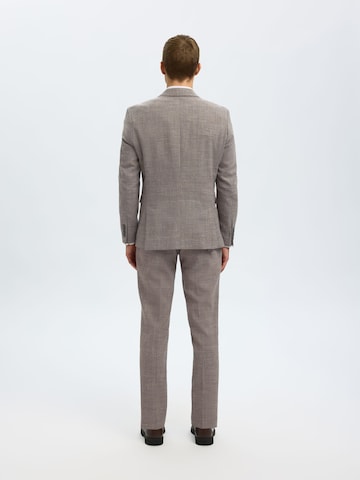 SELECTED Slim fit Pintsak '16087870' w kolorze beżowy