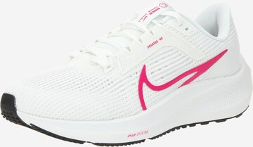 Scarpa da corsa 'AIR ZOOM PEGASUS 40' di NIKE in bianco: frontale