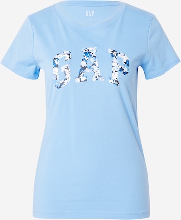 GAP T-Shirt 'Classic' in Blau: predná strana