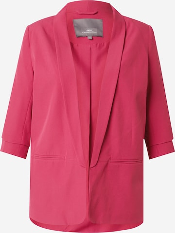 Blazer ONLY Carmakoma en rouge : devant