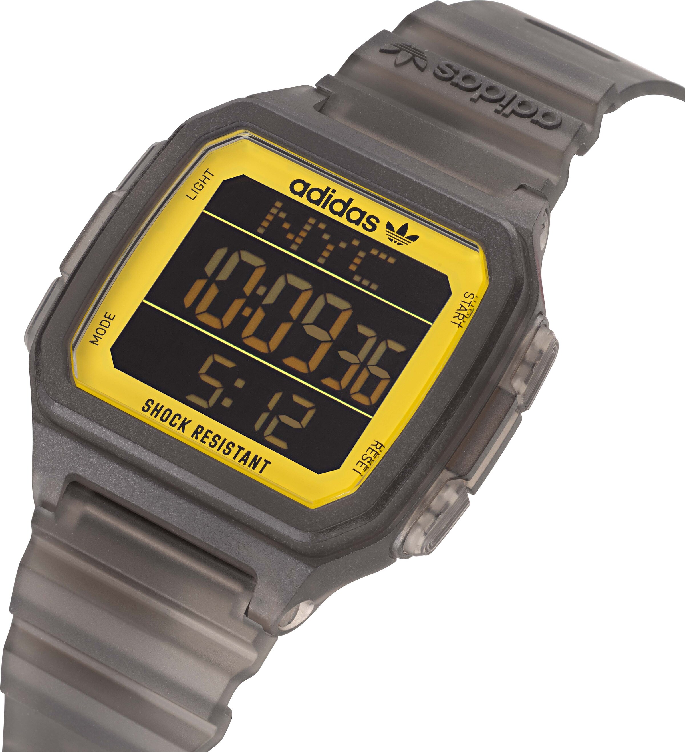 ADIDAS ORIGINALS Digitaluhr in Braun