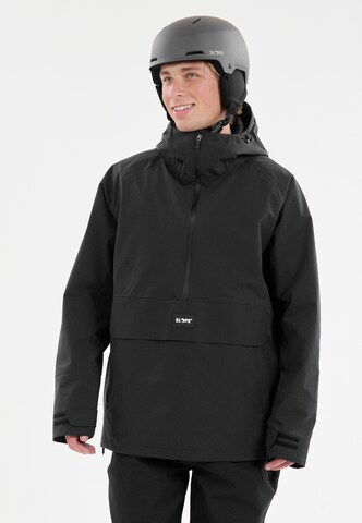 SLOPE Sportjacke 'Ruki' in Schwarz: Vorderseite