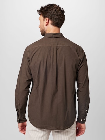 NORSE PROJECTS Regularny krój Koszula 'Algot' w kolorze brązowy