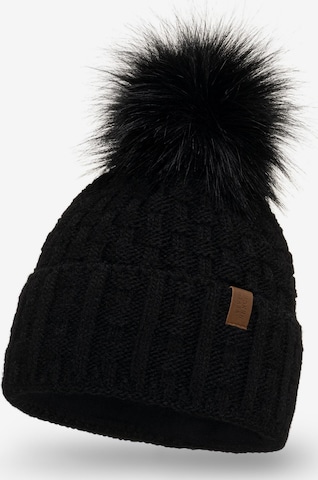 Vivisence Mütze '7015' in Schwarz: Vorderseite