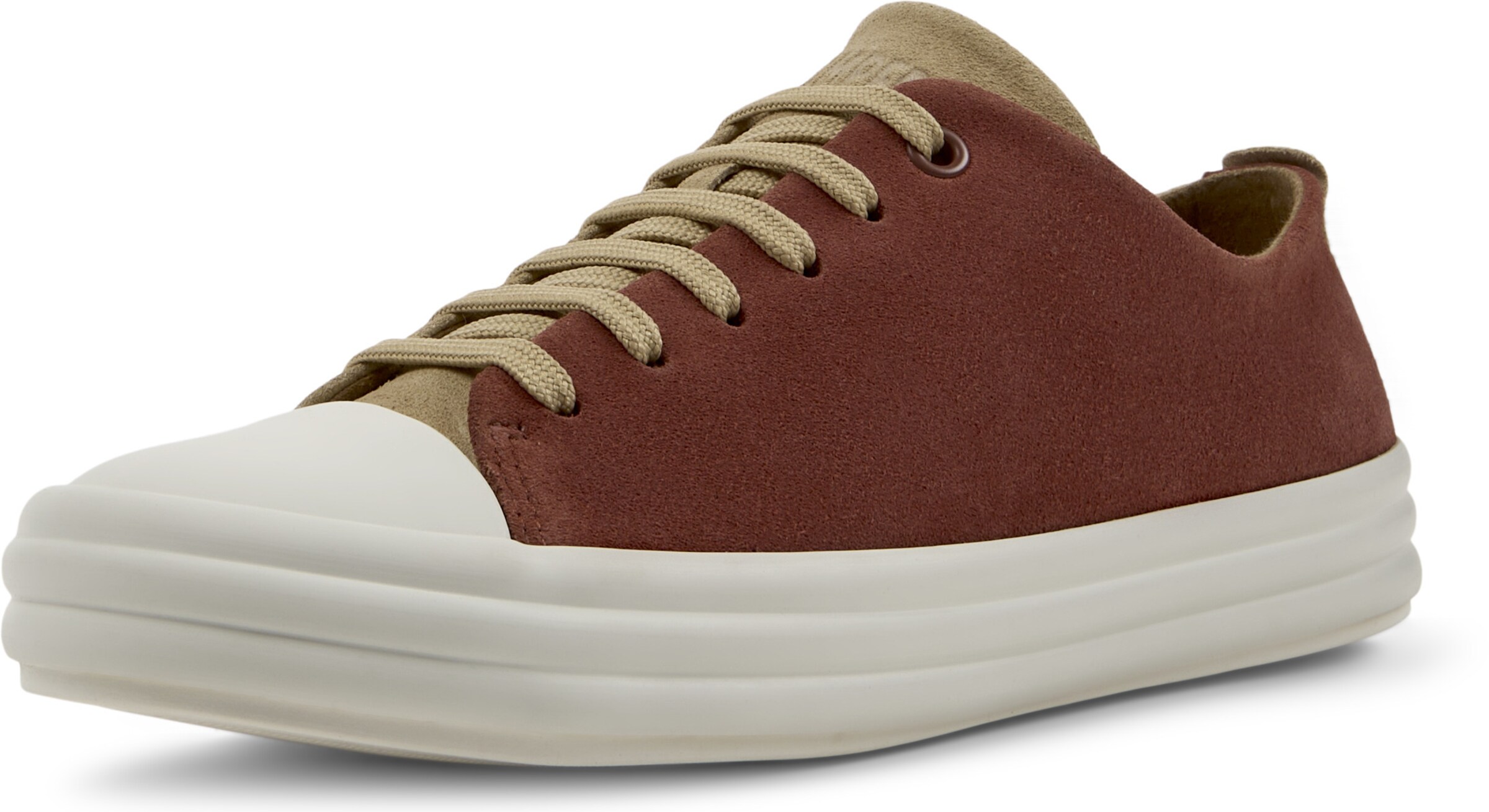 Sneaker bassa 'Hoops' di CAMPER in marrone: frontale