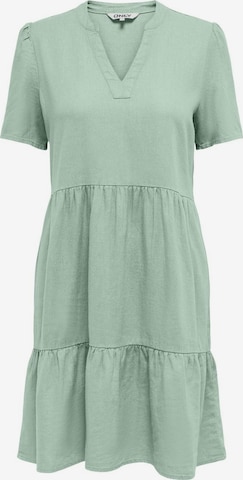 ONLY Kleid 'TIRI-CARO' in Grün: Vorderseite