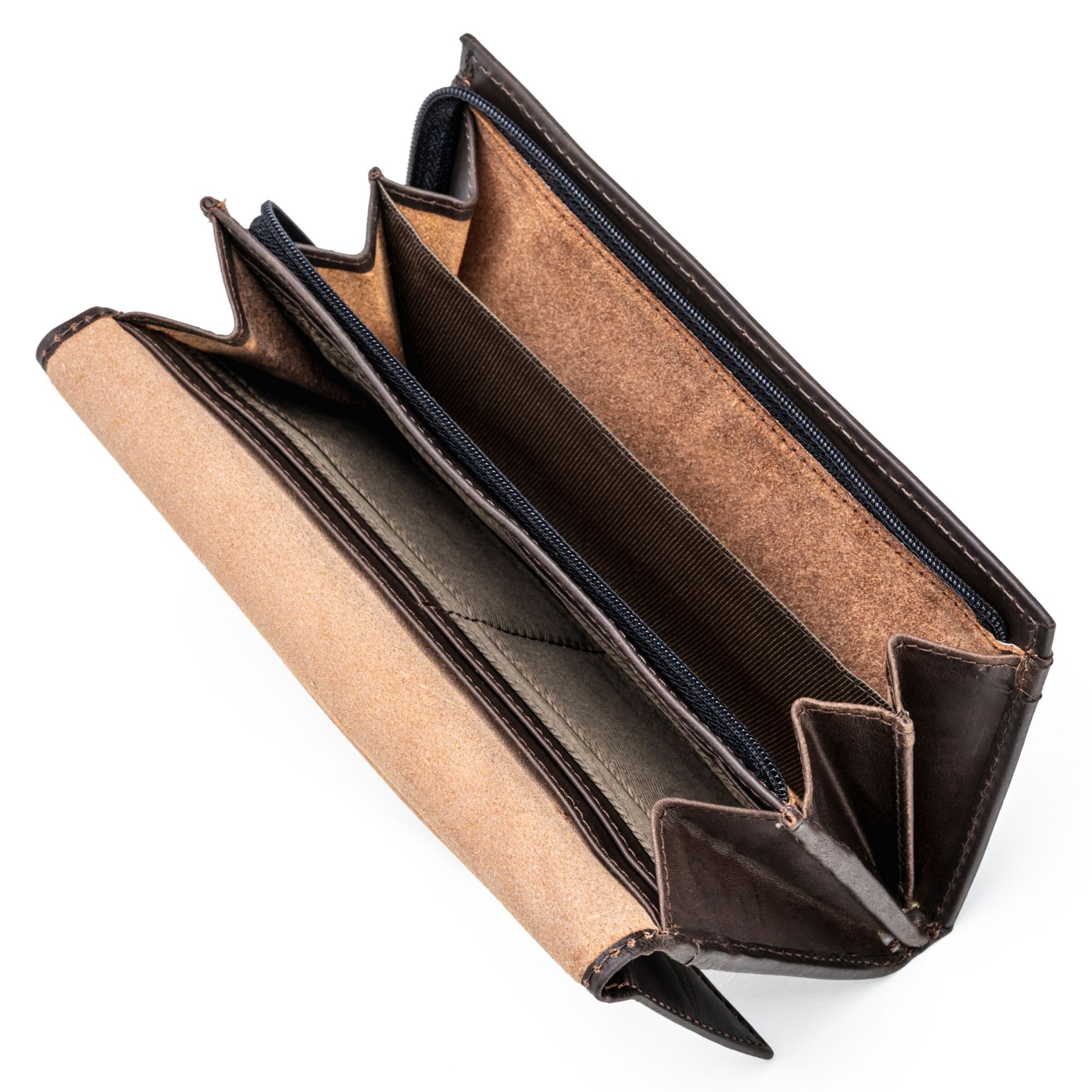 Portamonete di Farmhood in marrone